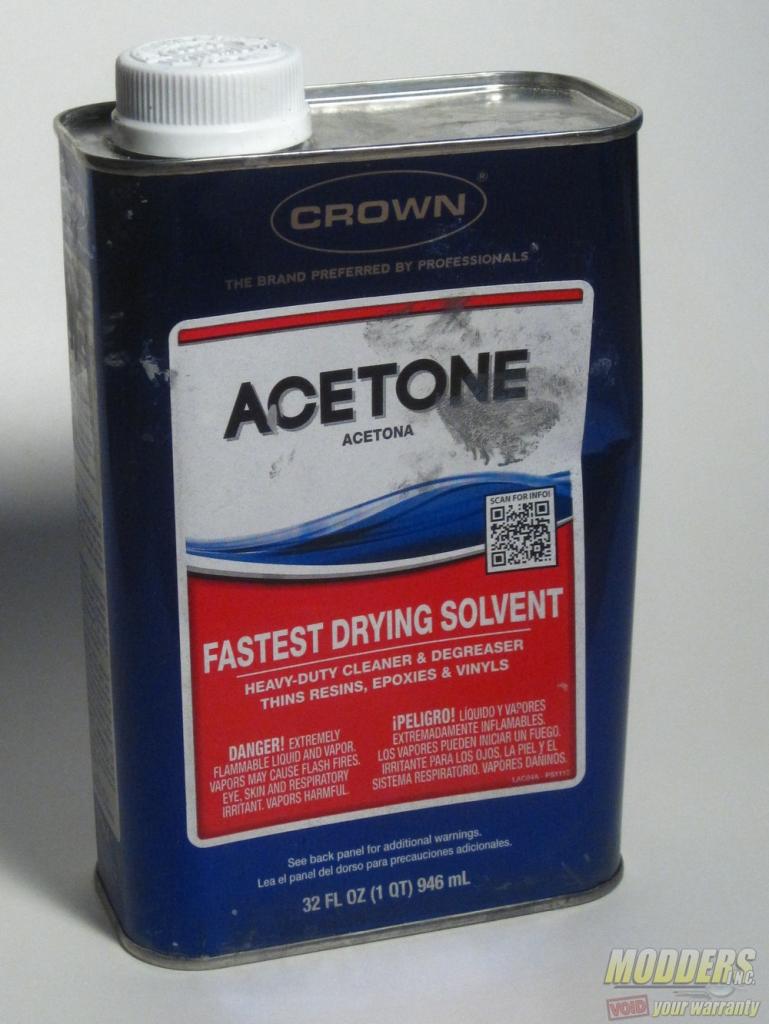 Harsh Lessons of Paint Undoing with Acetone ModdersInc