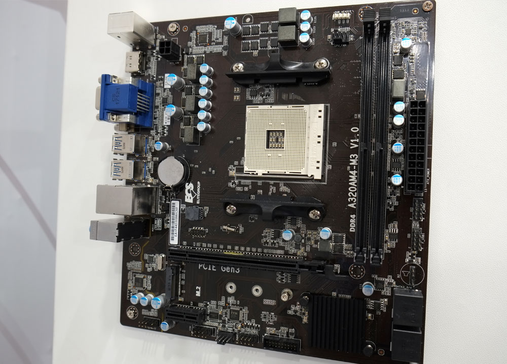 ECS Shows Off New AM4 Motherboards And MiniPCs Computex 2017
