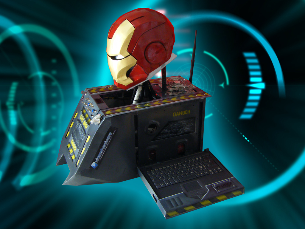 Iron Man Helmet Case Mod featured case mod, Iron Man 3