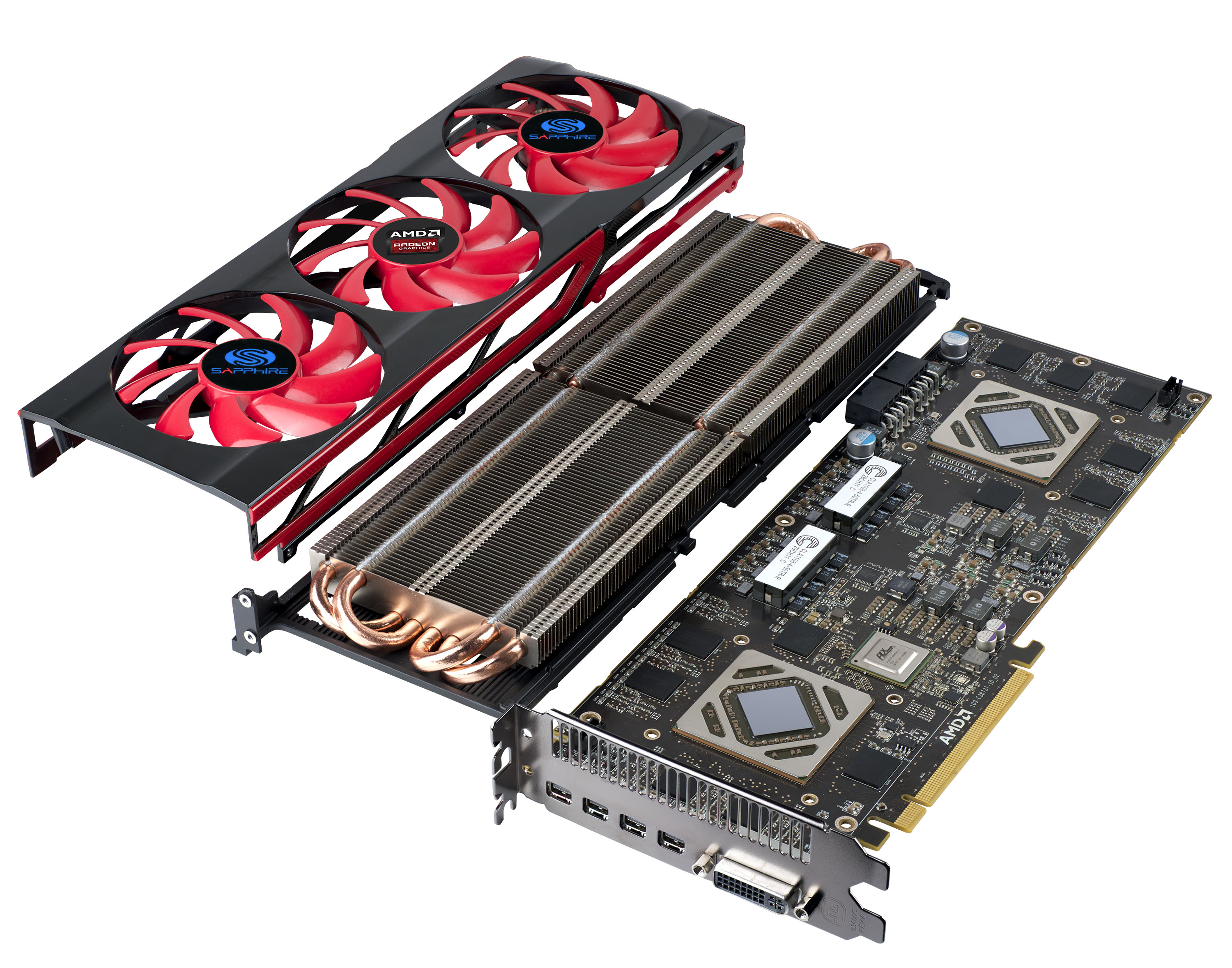 AMD and SAPPHIRE Releases The SAPPHIRE HD 7990 AMD, Sapphire, Video Card 3