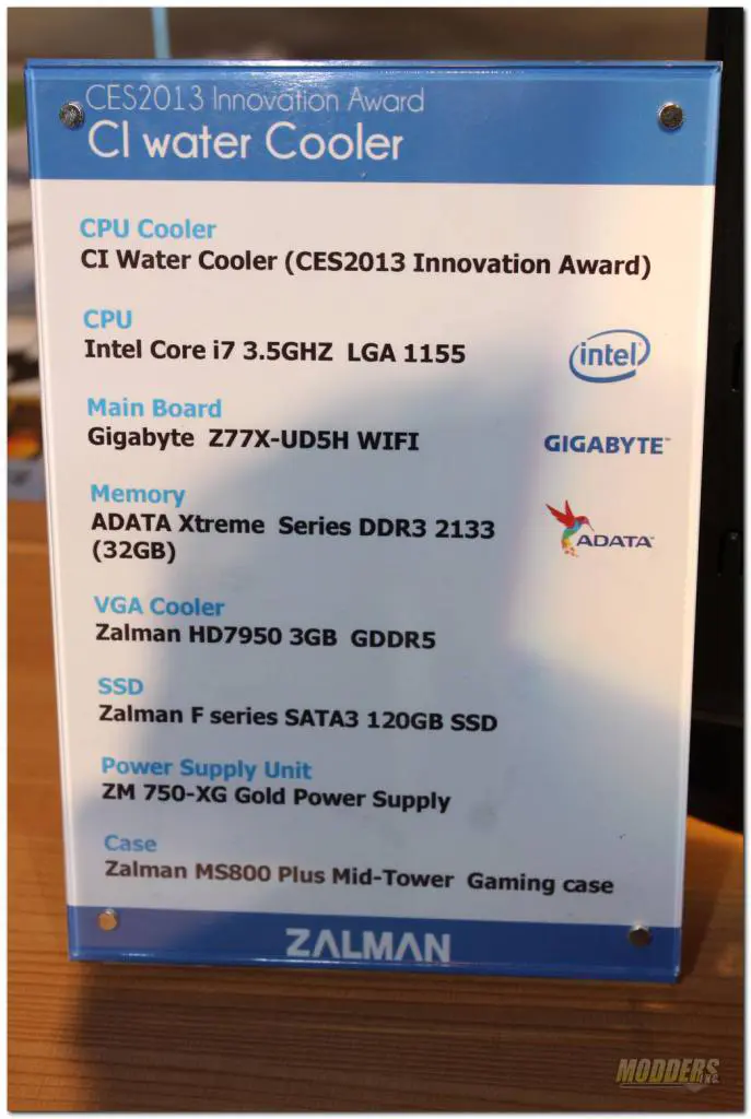 Zalman CES 2013 CES, CES 2013, Zalman 1