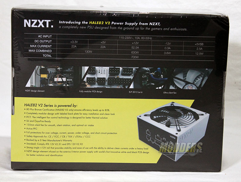 NZXT HALE82 v2 700 Watt Modular Power Supply Review 700W, NZXT, power supply 2