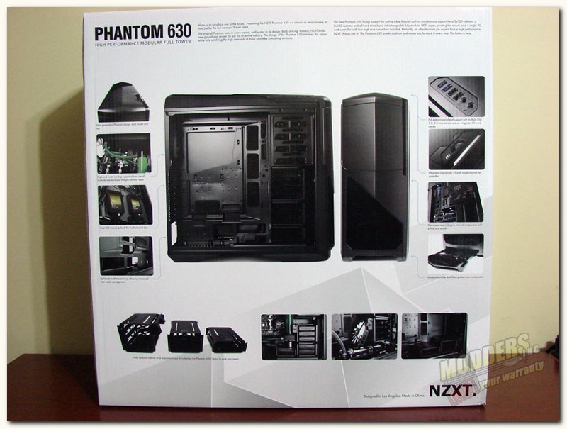 NZXT Phantom 630 box rear