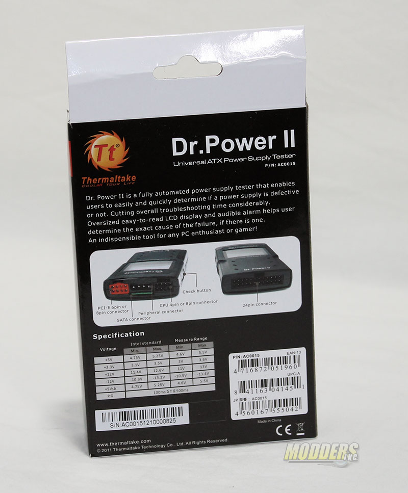 Thermaltake Dr.Power II ATX Power Supply Tester power supply, Thermaltake 2