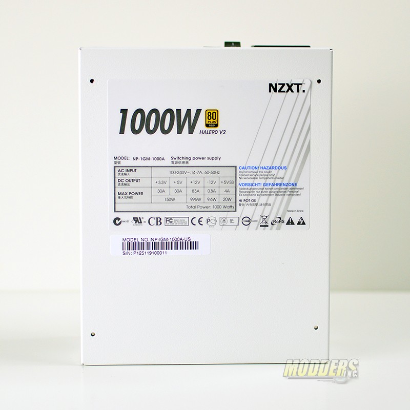 NZXT Hale 90 V2 1000 watt power supply