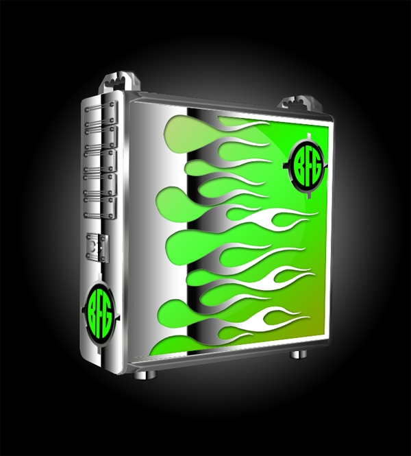 Tazz Modders-Inc's Green Flame on the cover of CPU 1