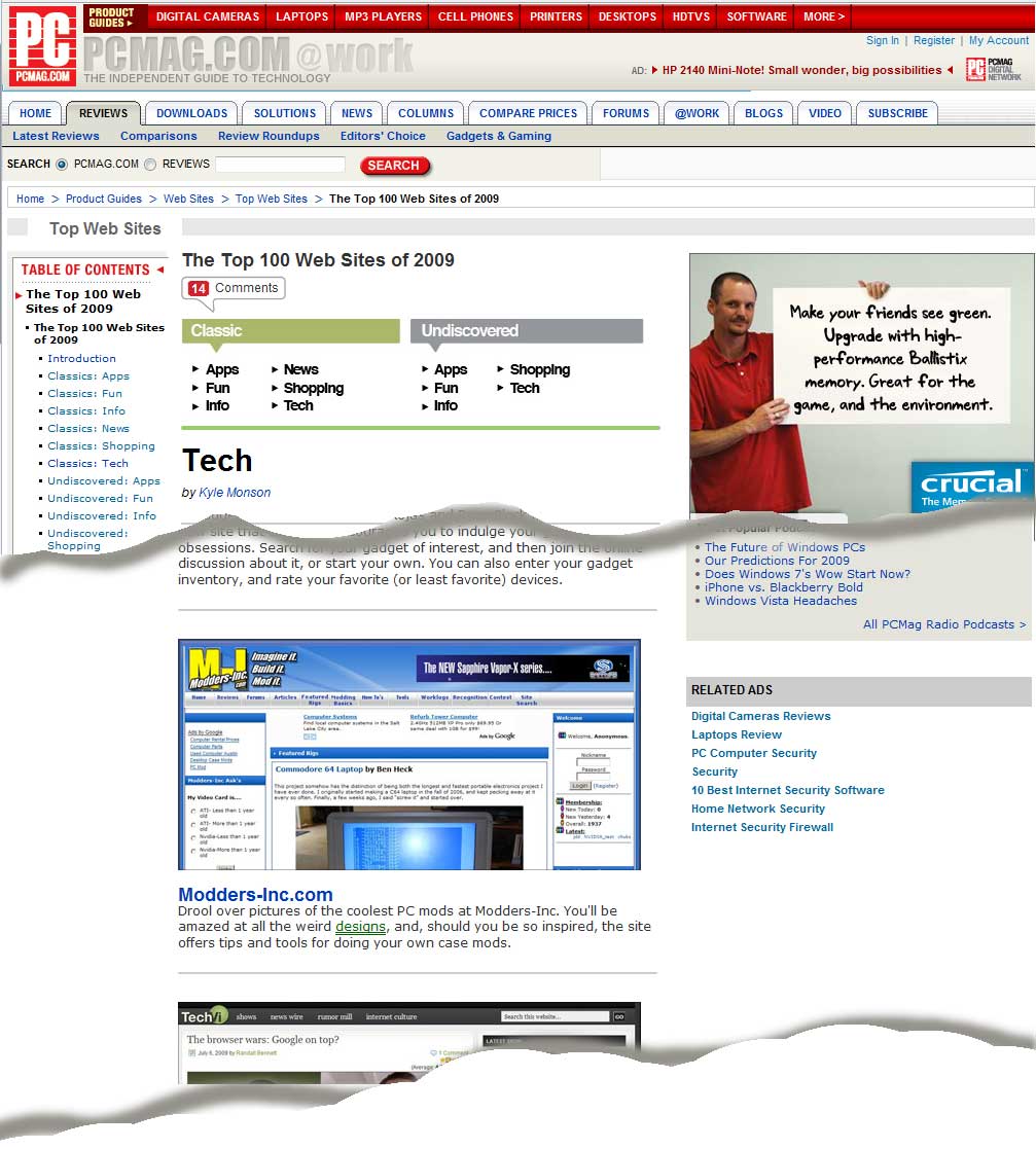 Top 100 Web Sites by PC Mag 1