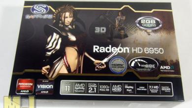 SAPPHIRE HD 6950 2GB Radeon Video Card