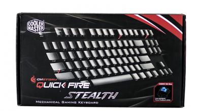 Cooler Master CM Storm Quickfire Stealth Mechanical Keyboard mx switches 1