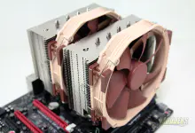 Noctua NH-D15 Dual-Tower CPU Cooler Review 6 NH-D15 Fully Installed