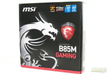 MSI B85M Gaming Motherboard Review 6 MSI B85M Gaming Motherboard Box