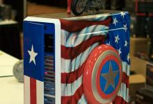 Captain America Case Mod at QuakeCon 2014 quakecon 2014 7