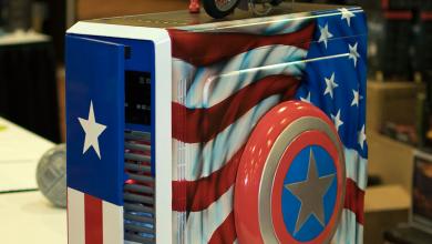 Captain America Case Mod at QuakeCon 2014 quakecon 2014 4