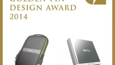 Silicon Power Wins Great Recognition from Golden Pin Design Award 2014 golden pin 1