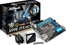 The World’s First and Only Mini-ITX Sized X99 Motherboard: ASRock’s X99E-ITX/ac ASRock, Motherboard, x99e-itx 5