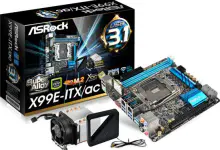 The World’s First and Only Mini-ITX Sized X99 Motherboard: ASRock’s X99E-ITX/ac 5 The World’s First and Only Mini-ITX Sized X99 Motherboard: ASRock’s X99E-ITX/ac ASRock, Motherboard, x99e-itx 2