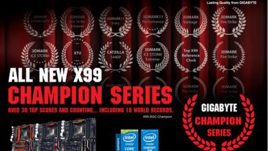 GIGABYTE Launches New X99 Champion Series Motherboards champion series 1