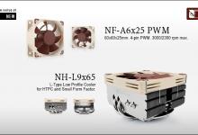 Noctua Introduces New Low-profile NH-L9x65 CPU cooler HTPC, itx, nf-a6x25, nh-l9x65, Noctua, sff 2