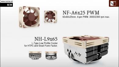 Noctua Introduces New Low-profile NH-L9x65 CPU cooler HTPC, itx, nf-a6x25, nh-l9x65, Noctua, sff 5
