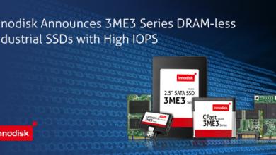 Innodisk Announces Ultra-Reliable DRAM-less SSDs with High IOPS for Embedded Applications (PR) innodisk 2