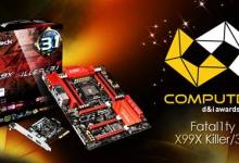 ASRock Fatal1ty X99X Killer/3.1 Takes Home the COMPUTEX d&i Award 2015 ASRock, Award, Computex, d&i, iF, x99x 1