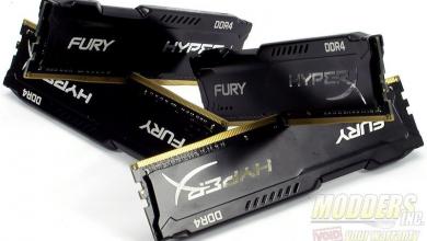 Kingston HyperX Fury 2400 MHz DDR 4 Memory Review RAM 3