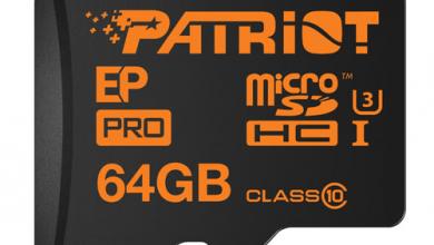 Patriot Releases EP Pro microSDHC/SDXC 4K Capable Card (PR) microsdhc 1