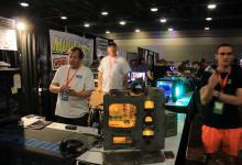 Tek Syndicate stops by the Modders-Inc booth at QuakeCon 2015 case mod contest, case mods at quakecon, quakecon 6