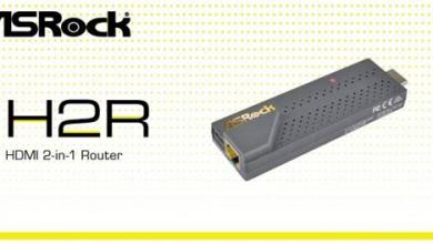 ASRock Introduces H2R 2-in-1 HDMI Router/Media Player Device ASRock, chromecast, display, dongle, h2r, Router, tv 4