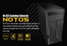 Reeven Introduces MicroATX NOTOS Case Case, mATX, notos, reeven 4