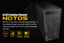 Reeven Introduces MicroATX NOTOS Case 6 Reeven Introduces MicroATX NOTOS Case Case, mATX, notos, reeven 6