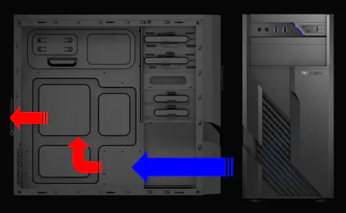 Reeven Introduces MicroATX NOTOS Case 2 Reeven Introduces MicroATX NOTOS Case Case, mATX, notos, reeven 1