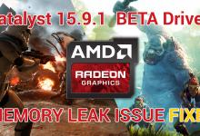 AMD Releases Catalyst 15.9.1 Beta Drivers. Fixes 15.9 Memory Leak Issue AMD, BETA, catalyst, drivers, issue, Radeon, Video Card 1