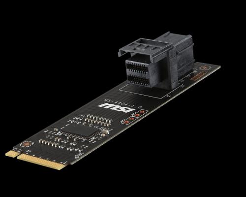 MSI U.2 Host Adapter Card Now Available 750, drive, Intel, m.2, MSI, SSD, Storage, u.2 1