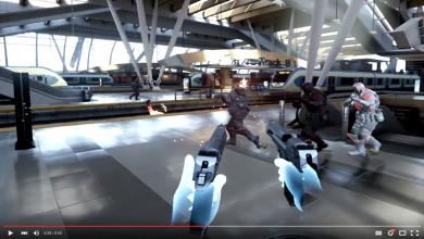 EPIC Games Shows-off New 'Bullet Train' Oculus Touch VR Demo unreal 1