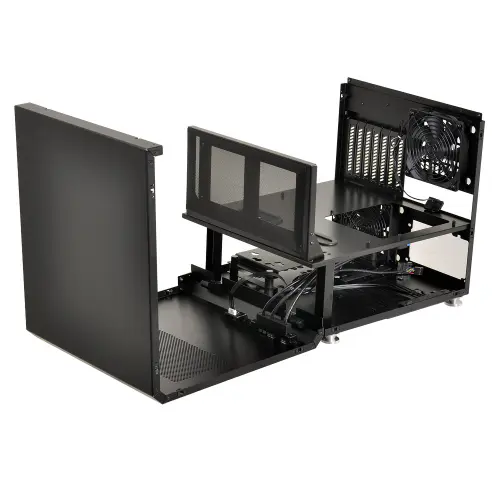Lian Li PC-V33 A Small Footprint Cube Case With Room Inside 6 Lian Li PC-V33 A Small Footprint Cube Case With Room Inside aluminum, Case, Chassis, enclosure, Lian Li 6