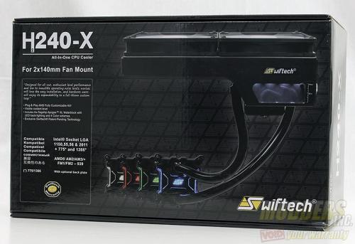 Swiftech H240-X AIO CPU Cooler Review AIO, all in one, helix, overclocking, Swiftech, watercooling 1