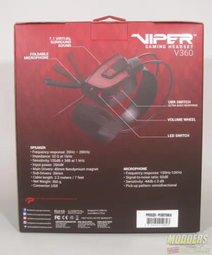 Patriot Viper V360 Headset Review: A Promising Start 3 Patriot Viper V360 Headset Review: A Promising Start Gaming Headset, Patriot Memory, Viper V360 2