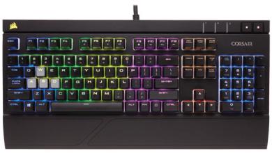 Corsair Unveils Strafe Silent RGB Keyboard and Katar Gaming Mouse strafe silent 1