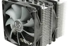 Twin-tower CPU Cooler Scythe FUMA Announced 120mm, CPU Cooler, fuma, Scythe, slip stream 1