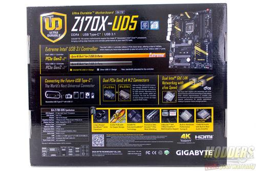 Gigabyte Z170X-UD5 Box Rear