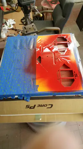 Harley Quinn Build - Part 1 casemod, core p5, harly quinn, nick blackwell, Thermaltake, worklog 7