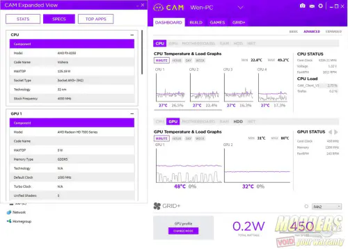 NZXT CAM 3.0 PC Monitoring Software Review monitoring, NZXT, NZXT CAM, software 7