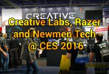 Creative Labs, Razer and Newmen Tech @ CES 2016 CES, Creative, newmen, Razer, sound 10