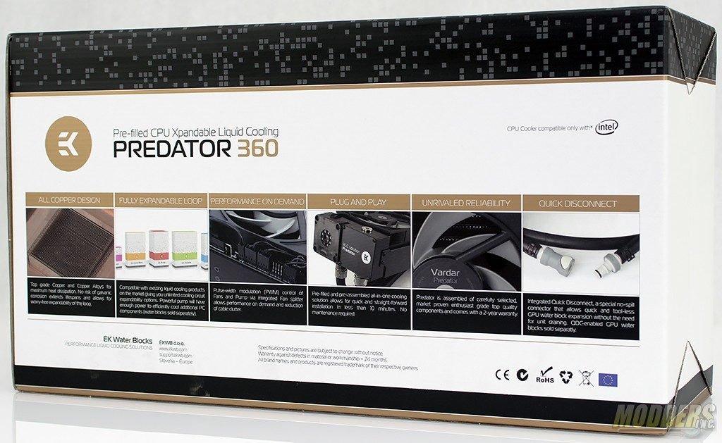EKWB EK-XLC Predator 360 All-In-One CPU Liquid Cooling Unit Review AIO, all in one, EK, EKWB, overclocking, vardar, watercooling 2