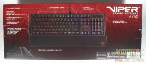 Patriot Viper V760 Keyboard Review Kailh brown switches, Keyboard, Patriot, Viper V760 Keyboard 2