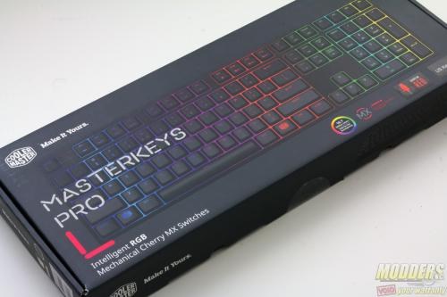 Cooler Master MasterKeys Pro L Keyboard Packaging