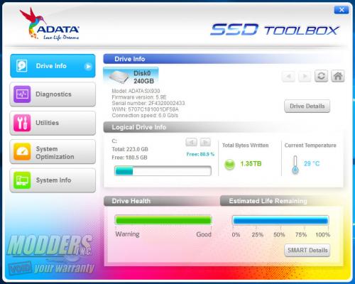 ADATA SSD Toolbox