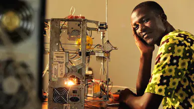#INSPIRATION: West African Inventor Creates $100 3D Printer from E-Waste #inspiration, 3D printer, africa, DIY, togo 7