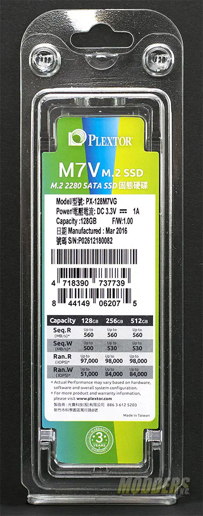 Plextor M7V M.2 SATA SSD Review 2 Plextor M7V